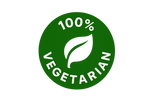100% VEGETARIAN LOGO